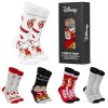 Disney Chaussettes Homme Mi-Mollet, Coffret 5 Paires Chaussettes Fantaisie Homme, Idée Cadeau Geek Adulte Ado 39-45 Gris/Ver