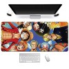 One Piece 900x400mm Tapis de Souris XXL Multifonction Gaming Mousepad XXL Grand sous Main, Anime Souris 3mm Bureau Anti-Gliss