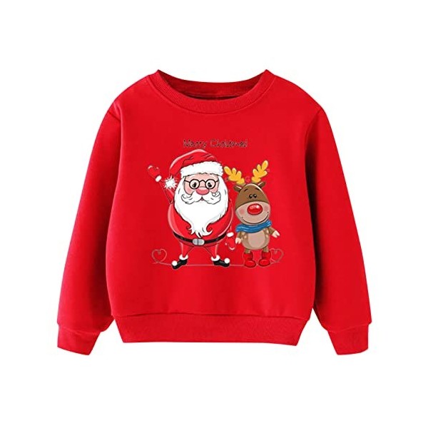 Pull Noel Enfant Tricot Haut Printemps,Pull Manga Enfant Garcon Cardigan Fille 2 Ans Pull De Noel Enfant Sweat Garcon 12 Ans 