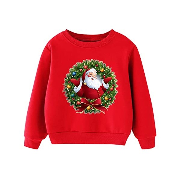 Pull Noel Enfant Tricot Haut Printemps,Pull Manga Enfant Garcon Cardigan Fille 2 Ans Pull De Noel Enfant Sweat Garcon 12 Ans 