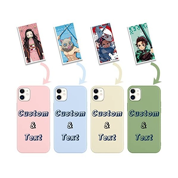 LYUBFDC Coque pour Xiaomi Redmi A1 4G 6.52 Anime Demon Slayer Tanjirou Kamado Nezuko Zenitsu Inosuke Giyuu Shinobu Manga De