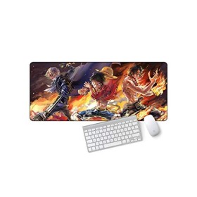 Tapis De Souris De Jeu One Piece Speed ​​|Tapis De Souris XXL | 800 X 400Mm Grand Format |Base De 3 Mm DÉpaisseur |&nbsp;Précisio