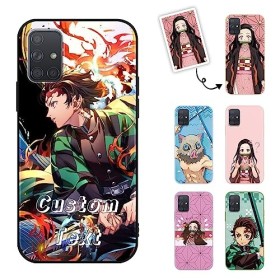 LYUBFDC Coque pour Samsung Galaxy A71 4G 6.7 Anime Demon Slayer Tanjirou Kamado Nezuko Zenitsu Inosuke Giyuu Shinobu Manga