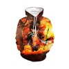 IWYKT Homme Sweatshirts Anime à Capuche 3D T-shirt à Capuche Dessin Animé, H, XL/XXL