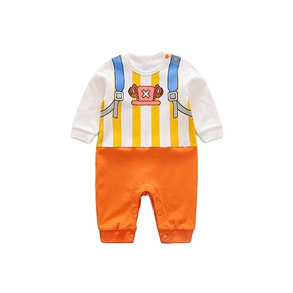 NCTCITY Bébé Garçon Fille Combinaisons en Coton Mignon Animé Été Nouveau-né Barboteuse Infantile Grenouillères Cosplay Pyjama