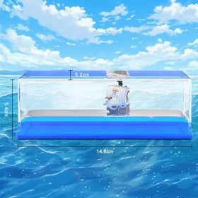One Piece Model Ship,Modèle Fluide de Bateau de croisière en Acrylique,Bateau Insubmersible Décoration,Ornements Bureau Décor