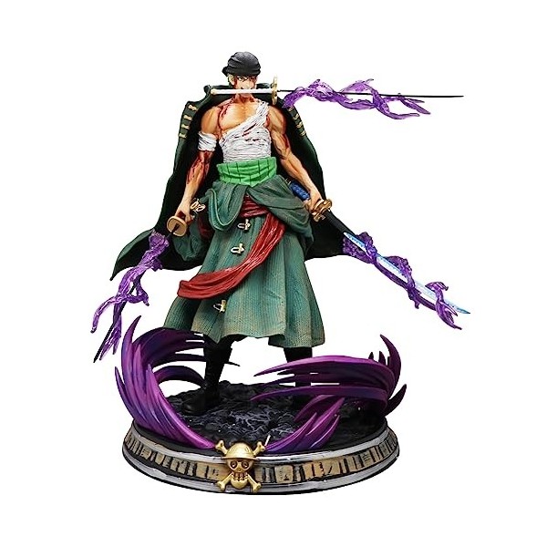 CBOSNF Anime Roronoa Zoro Figure,One-Piece Figurines, 21cm PVC Zorro Action Statue Jouet Statues Collectibles Ornements Table