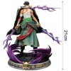 CBOSNF Anime Roronoa Zoro Figure,One-Piece Figurines, 21cm PVC Zorro Action Statue Jouet Statues Collectibles Ornements Table