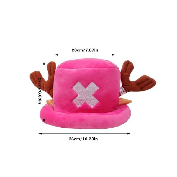 Chapeau de Chopper Anime, Chapeau One Piece Chopper Cosplay, Chapeau dHiver pour Fille, Dame, Cadeaux de fête