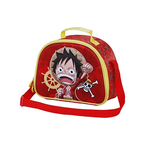 One Piece Luffy-Sac à Goûter 3D, Rouge