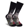 Roffatide anime Chaussettes One Piece crew lot de 2 paires chaussettes Luffy Roronoa zoro pour homme et femme