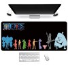 Mousepad One Piece Tapis de Souris XL 900x400mm Hydrorésistant Anime Mousepad Grand Tapis de Souris Gamer avec Base en Caoutc
