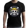 ABYstyle - ABYTEX040 - One Piece - Déguisements et Imitations - T-Shirt Basic Homme Skull With Map - Noir - M