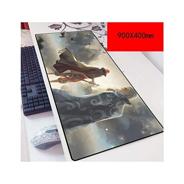 One Piece Tapis De Souris De Jeu De Vitesse |Tapis De Souris XXL | 900 X 400Mm Grand Format |Base De 3 Mm DÉpaisseur | Préci