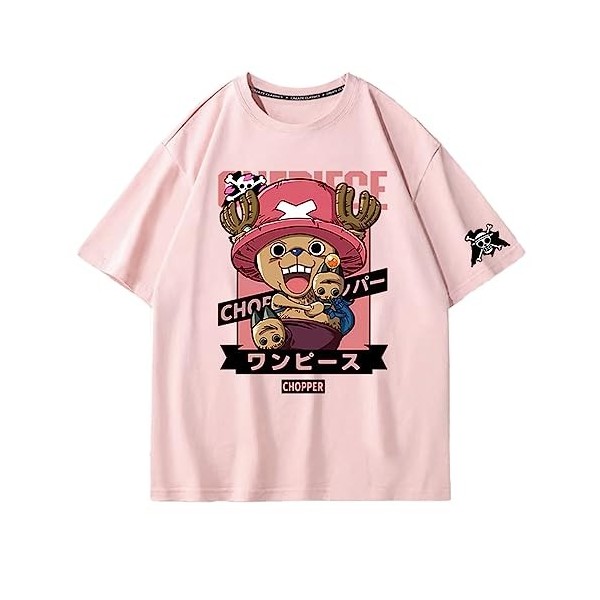 One Piece T-Shirt Tony Tony Chopper 3D Imprimer À Manches Courtes Hommes Femmes Tee Shirt