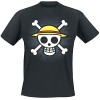 ABYstyle - One Piece - Tshirt Skull with Map Homme - Noir XS 