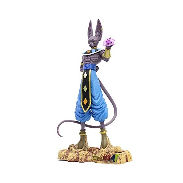 Miotlsy Anime Action Figurine, Beerus Figure Gragon Ball, Figurine de Collection 29CM, Modèle Statue Jouets Desktop Ornements