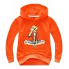 FJHYEEBN One Piece Pull à capuche pour enfant Luffy Chopper Anime Sweat à capuche pour garçon et fille, Noir , 170 cm