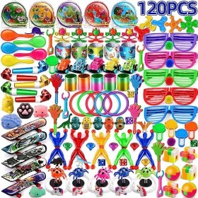 AmyBenton Petit Cadeau Anniversaire Enfant, Jouet Pinata Garçon Fille, Assortiment Jouets pour Sacs Cadeaux, Récompenses de C