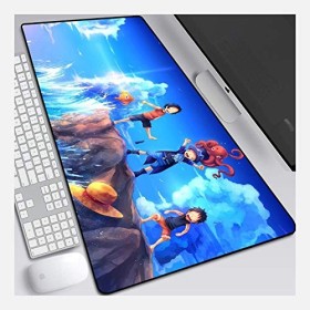 Tapis De Souris Onepiece 900X400Mm, Tapis De Souris De Jeu Ultra-Précis Et Rapides avec Une Base De 3 Mm DÉpaisseur, pour Or
