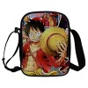 WANHONGYUE Anime One Piece Monkey D Luffy Sac Bandoulière Sacoche à lÉpaule Homme Femme Besace Sac de Messager Petit Sac à M
