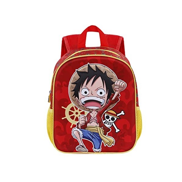 One Piece Luffy-Sac à dos 3D Petit, Rouge
