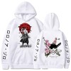 Sybnwnwm Sweat à capuche One Piece Skull Zoro imprimé 3D à manches longues pour cosplay, Noir , M