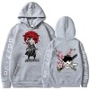 Sybnwnwm Sweat à capuche One Piece Skull Zoro imprimé 3D à manches longues pour cosplay, Noir , M