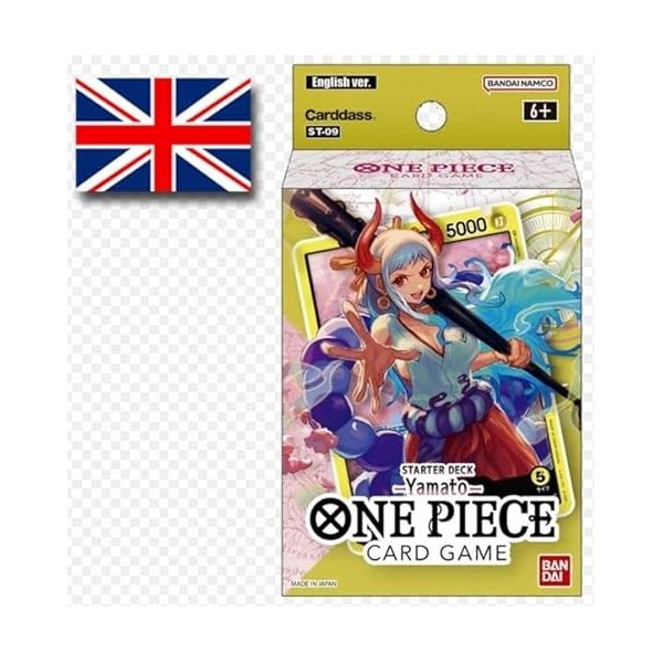 Heartforcards® One Piece Card Game – Starter Deck – Anglais + Heartforcards® Protection dexpédition Monkey.D.Luffy – ST08 