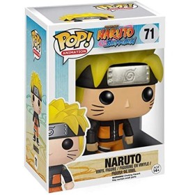 Funko Pop! Anime: Naruto Shippuden - Naruto 71 Vinyl Figure Bundled with Pop BOX PROTECTOR CASE 