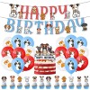 43 Pièce One Piece Party Supplies, LKNBIF Décoration de Fête One Piece, One Piece Décoration Anniversaire Ballons Banderole J