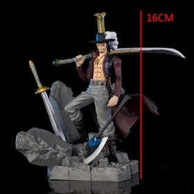 Figurine danime en PVC « One Piece », Oka Shichibukai Dracule Mihawk Personnage Model The Top War Figurine Toy Doll Ornament