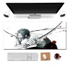 Tapis de Souris One Piece Sauron 900x400mm Tapis de Souris XXL Multifonction Gaming Mousepad XXL Grand sous Main, Anime Souri
