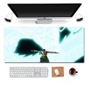 Tapis de Souris One Piece Sauron 900x400mm Tapis de Souris XXL Multifonction Gaming Mousepad XXL Grand sous Main, Anime Souri