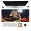 Tapis de Souris One Piece Sauron 900x400mm Tapis de Souris XXL Multifonction Gaming Mousepad XXL Grand sous Main, Anime Souri