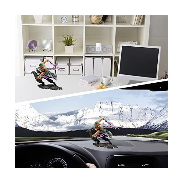 Henkodo Modèle de personnage danime, figurine danime Zoro - Figurine daction en PVC - Jouet de collection - Décoration pop