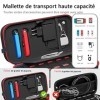 Fenolical Pochette Compatible avec Nintendo Switch/Switch OLED,Fit Joy-Con et Adaptateur Secteur, Sac de Voyage Portable avec