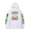 Sybnwnwm Sweat à capuche Anime One Piece Zoro Hip Hop pour homme et femme, gris, S