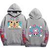 Sybnwnwm Sweat à capuche One Piece Chopper imprimé Anime Hoodies Sweat à capuche à manches longues Unisexe, beige, S