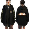 Sybnwnwm One Piece Full-Zip Hooded Pull Sweatshirt Zip Up Sweat À Capuche Hoodie Lufy Zoro Chopper Cosplay Hooded Pull Hoodie
