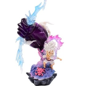 Syijupo Luffy Figurine, Monkey D.Luffy, Manga Décoration Objets de Collection Cadeaux, Gear 5 Figure 20cm 