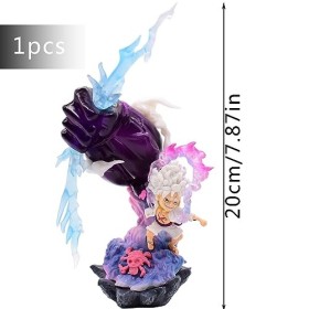 Syijupo Luffy Figurine, Monkey D.Luffy, Manga Décoration Objets de Collection Cadeaux, Gear 5 Figure 20cm 