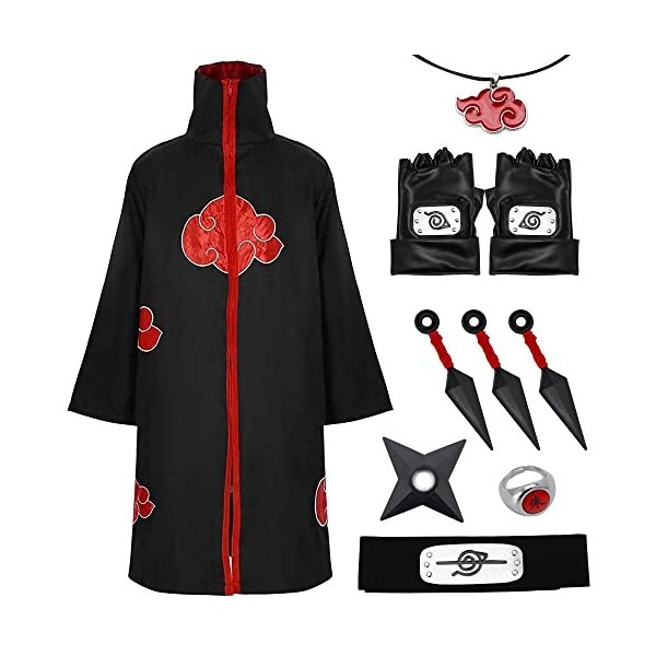 IUTOYYE Costume de cosplay adulte unisexe manteau pour Halloween, Noël, carnaval, fête costumée XXL, ensemble B 