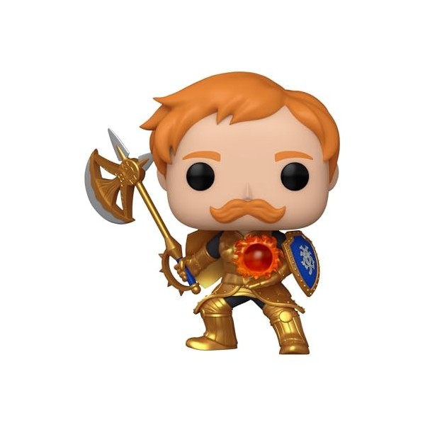 Funko POP! Animation: SDS - Escanor With CS&axe - Métallique - Seven Deadly Sins - Exclusivité Amazon - Figurine En Vinyle À 