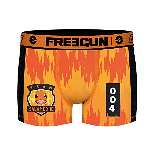 FREEGUN Boxer Homme Pokemon S, Pikachu Manga 