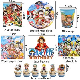 KOLLULA Vaisselle De Fête À Thème pour Pâtisserie danniversaire Fournitures Ensemble De Vaisselle Fête danniversaire Vaisse