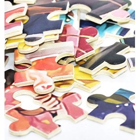 pour Adulte, 1000 pièces Puzzle en Bois, décoration de la Maison, Anime One Piece Luffy Vs Kaido Image 75 * 50cm