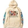 Sybnwnwm Unisexe One Piece Sweats à Capuche Luffy Zoro Tony Tony Chopper Pull Longues Sweatshirt