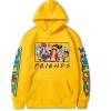 Sybnwnwm Unisexe One Piece Sweats à Capuche Luffy Zoro Tony Tony Chopper Pull Longues Sweatshirt