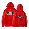 Sybnwnwm Anime One Piece Sweats à Capuche Hoodies Blanc Barbe Cosplay Sweatshirt Drawstring Pulls Tops